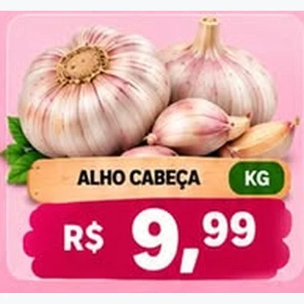 Recorte do encarte de Alho Cabeça