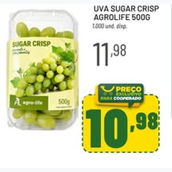 Uva Sugar Crisp Agrolife 500 g