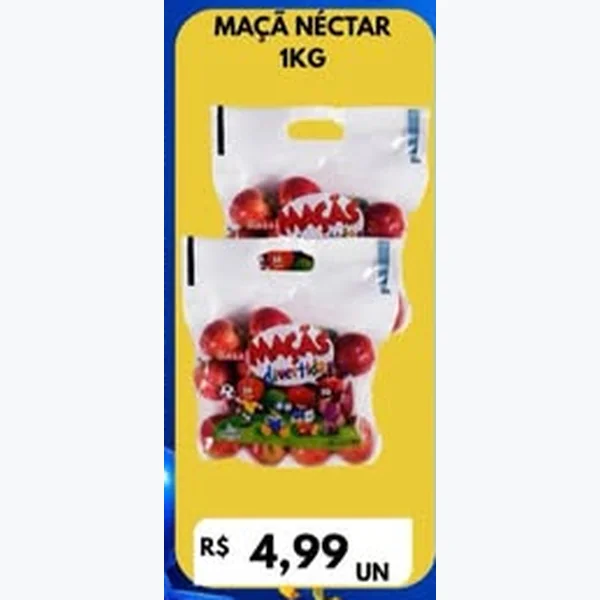 Recorte do encarte de Maçã Néctar