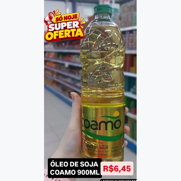 Óleo de Soja Coamo 900 ml