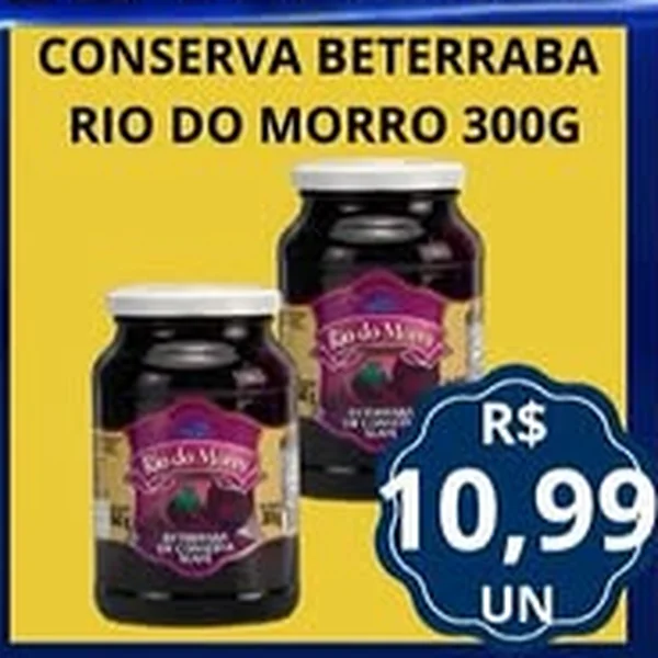 Recorte do encarte de Conserva Beterraba Rio do Morro