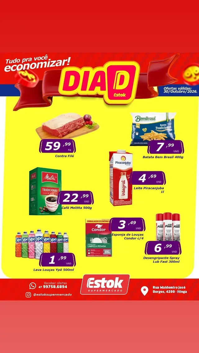 Encarte Estok Supermercado