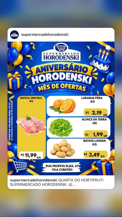 Encarte Supermercado Horodenski