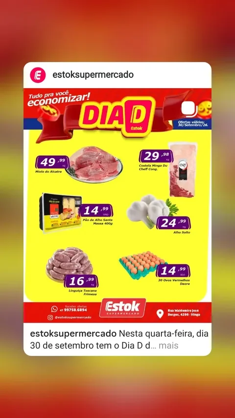 Encarte Estok Supermercado