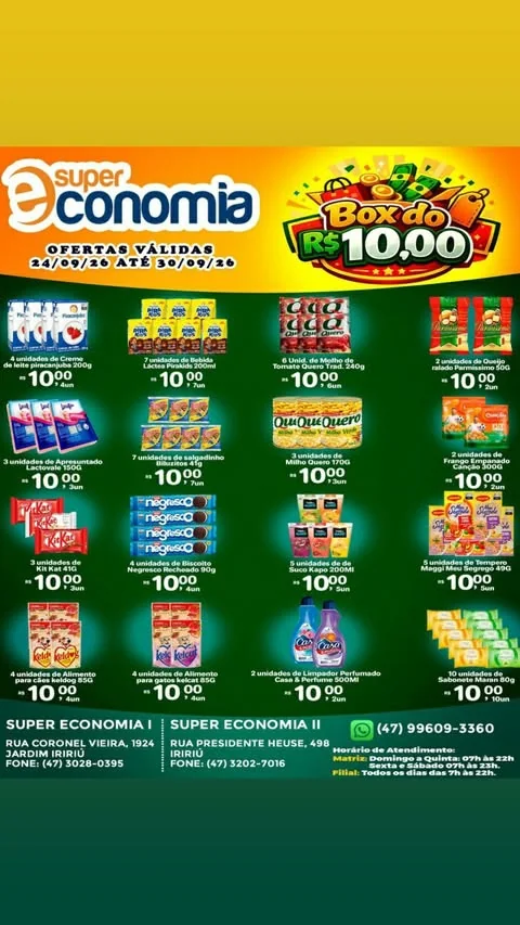 Encarte Supermercados Economia