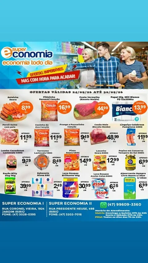 Encarte Supermercados Economia