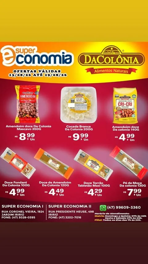 Encarte Supermercados Economia