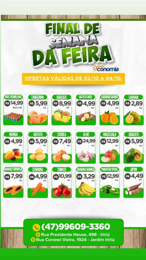 Encarte Supermercados Economia