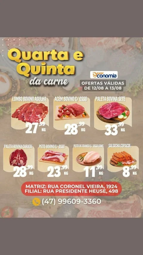 Encarte Supermercados Economia