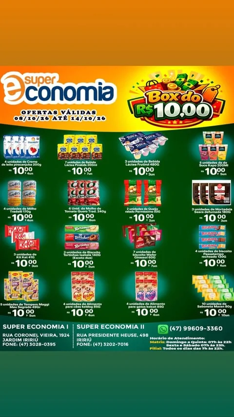 Encarte Supermercados Economia