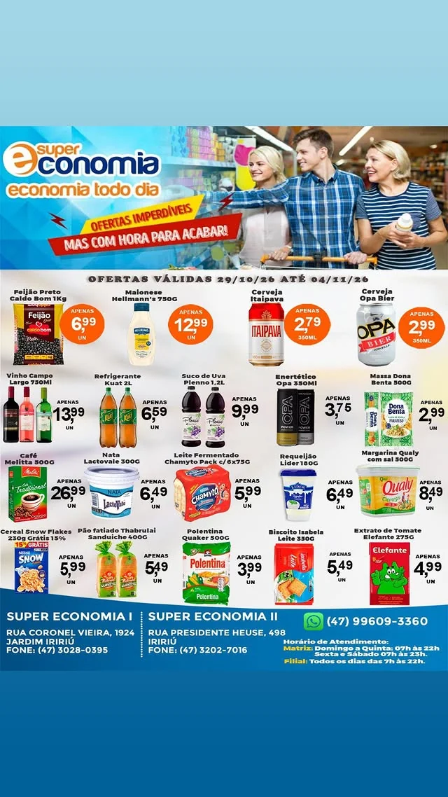 Encarte Supermercados Economia