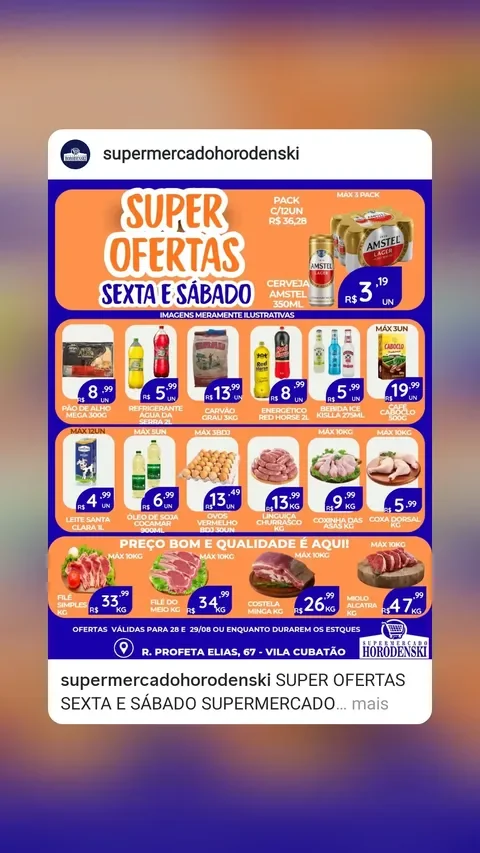 Encarte Supermercado Horodenski