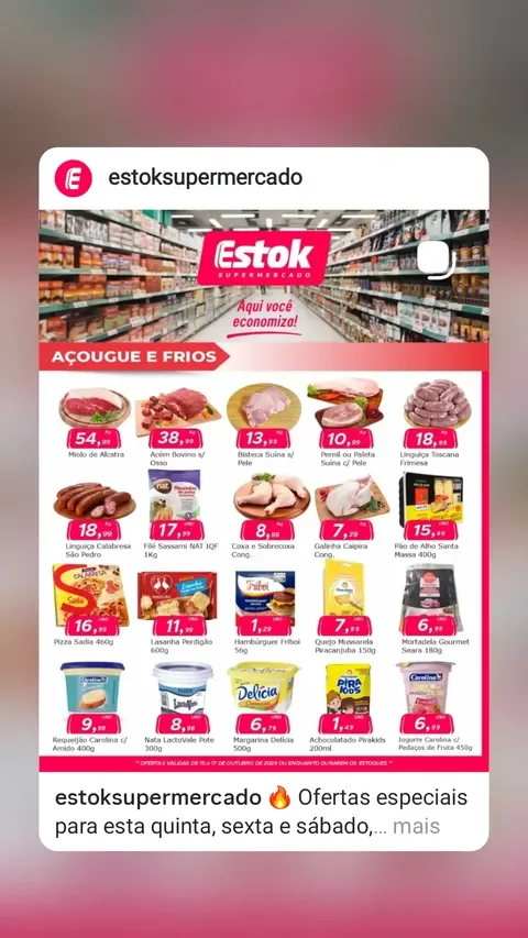 Encarte Estok Supermercado