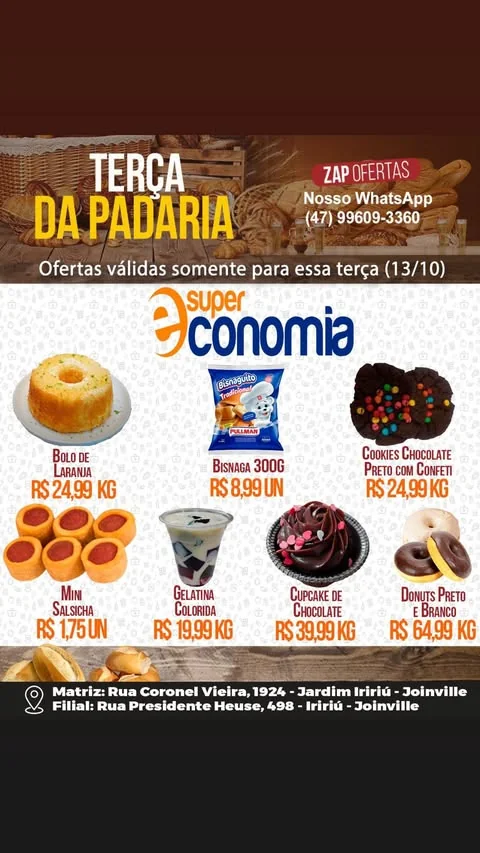 Encarte Supermercados Economia