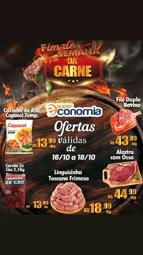 Encarte Supermercados Economia