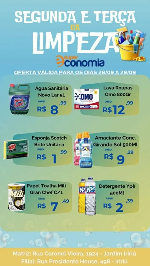 Encarte Supermercados Economia
