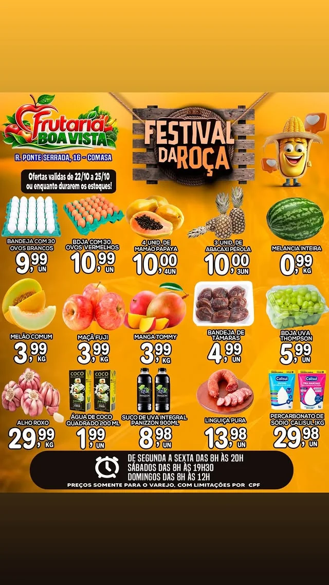 Encarte Frutaria Boa Vista