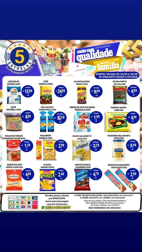 Encarte Supermercados 5 Estrelas