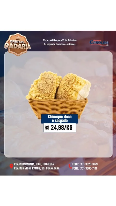Encarte Supermercado Carolina