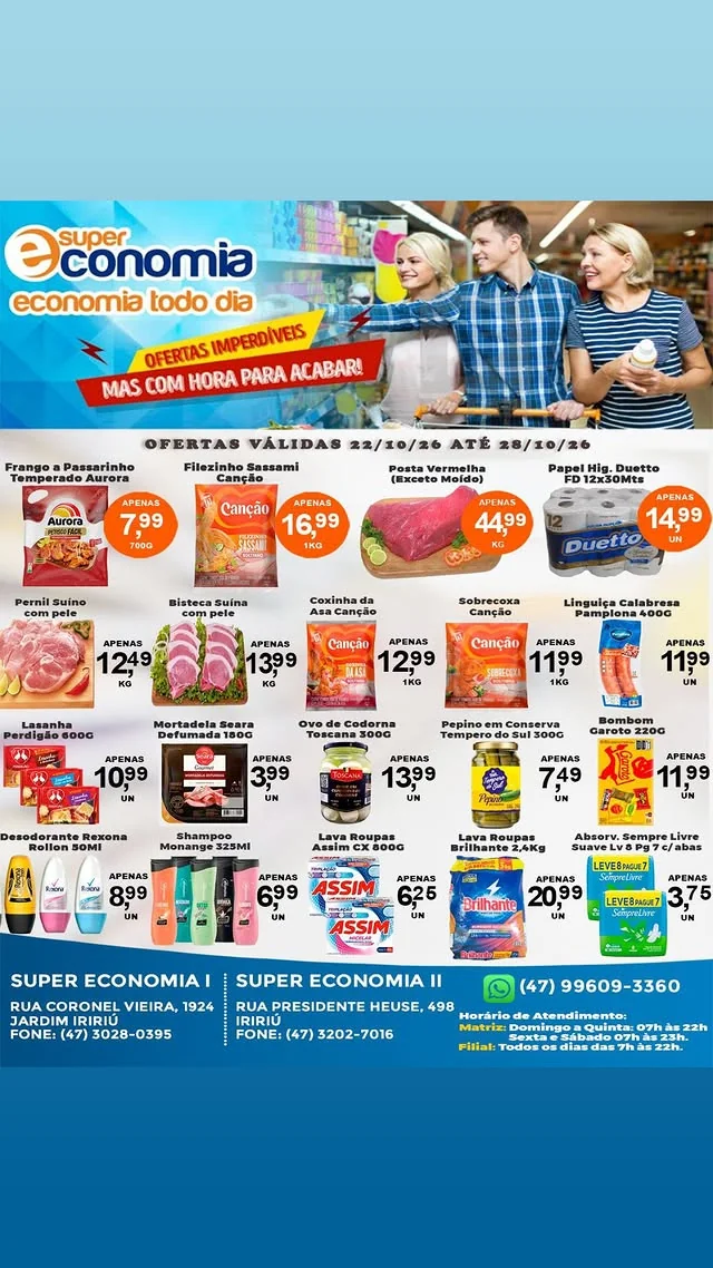 Encarte Supermercados Economia