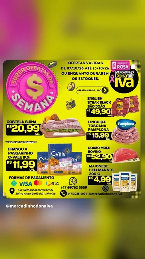 Encarte Mercadinho Dona Iva