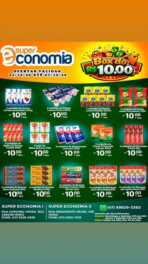 Encarte Supermercados Economia