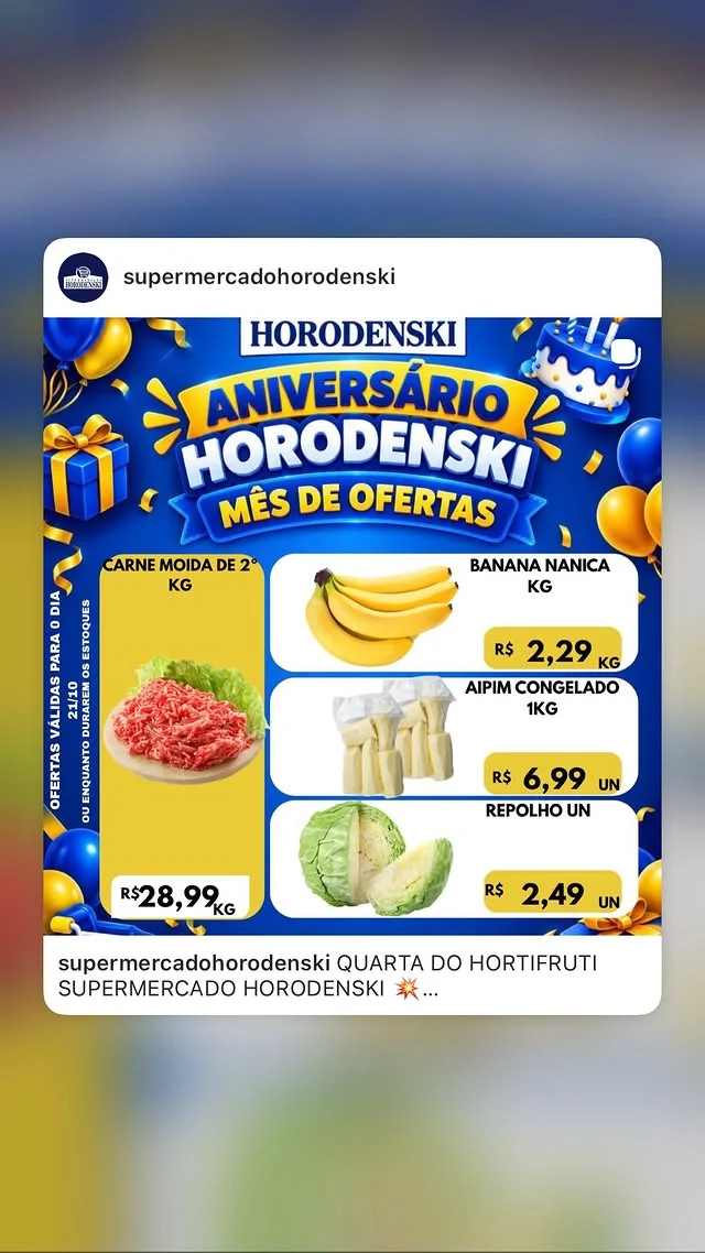 Encarte Supermercado Horodenski