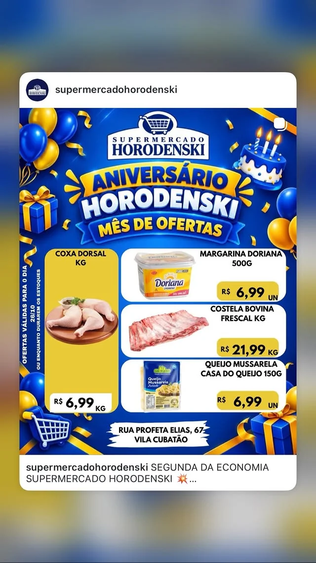 Encarte Supermercado Horodenski