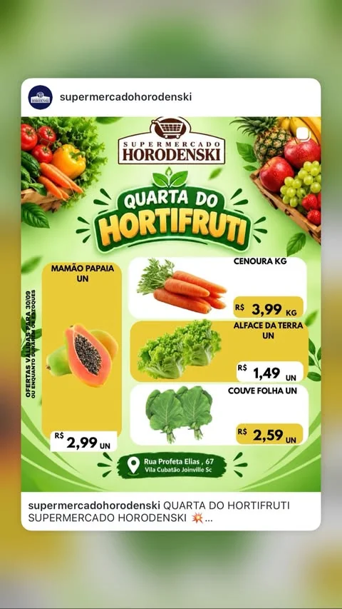 Encarte Supermercado Horodenski