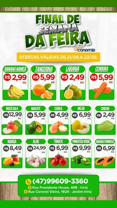 Encarte Supermercados Economia