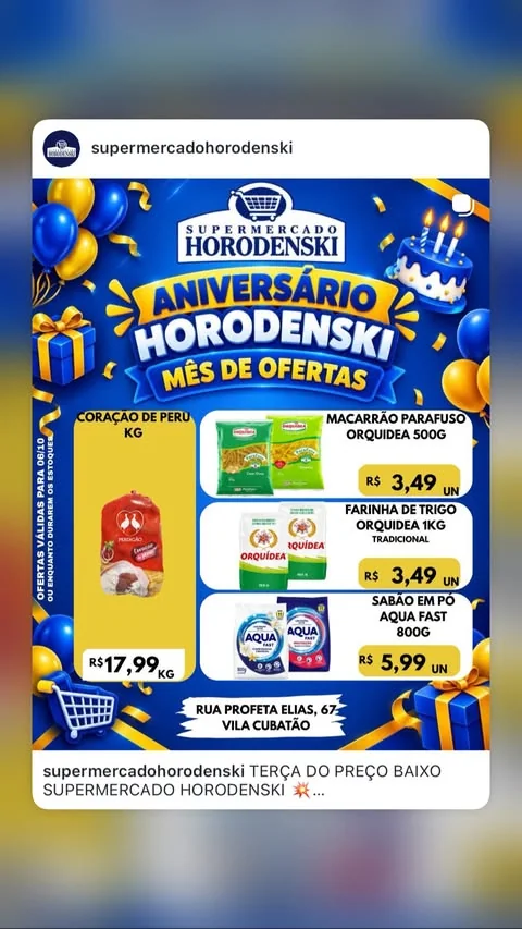 Encarte Supermercado Horodenski