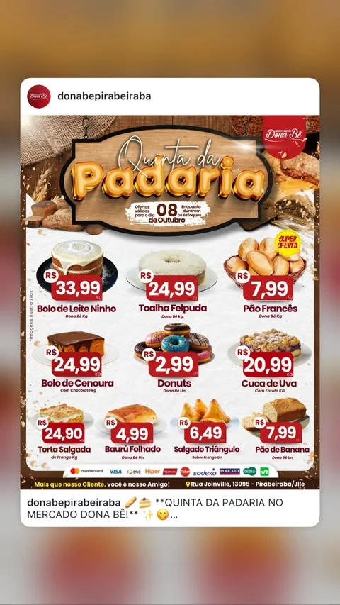Encarte Supermercado Dona Bê