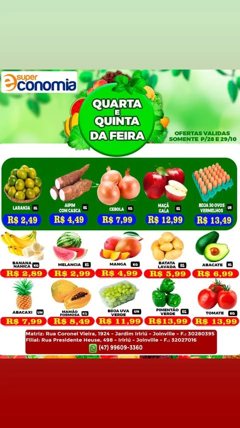 Encarte Supermercados Economia