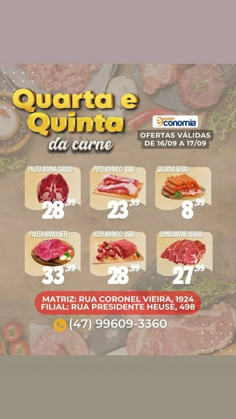 Encarte Supermercados Economia