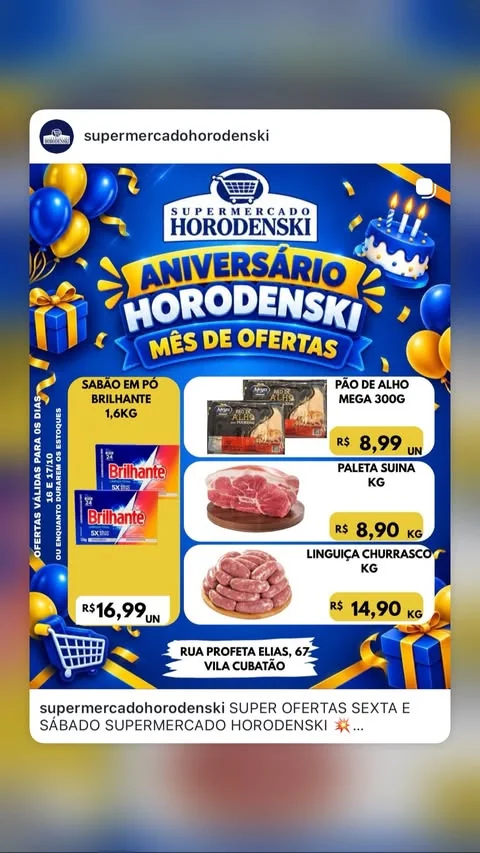 Encarte Supermercado Horodenski