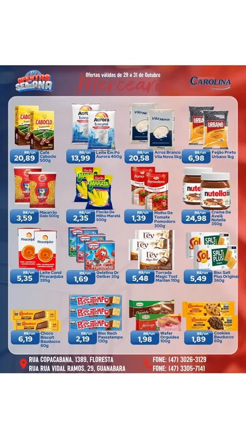 Encarte Supermercado Carolina