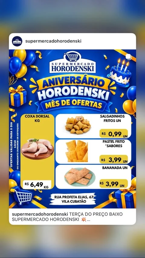 Encarte Supermercado Horodenski