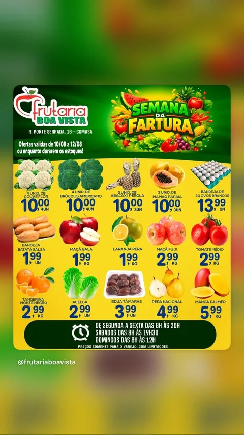 Encarte Frutaria Boa Vista