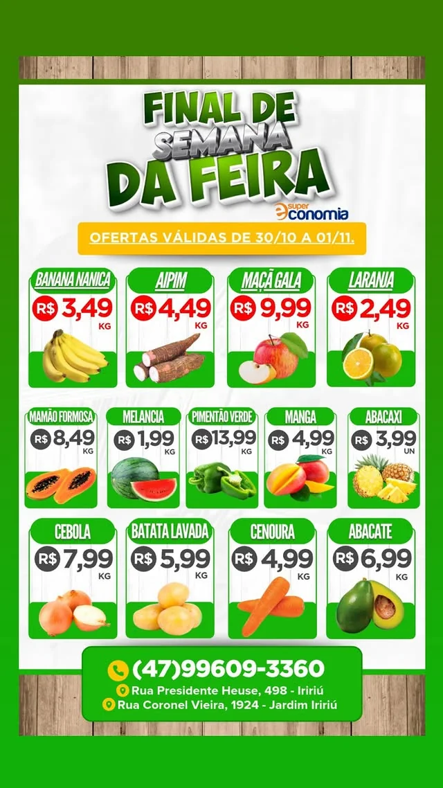 Encarte Supermercados Economia