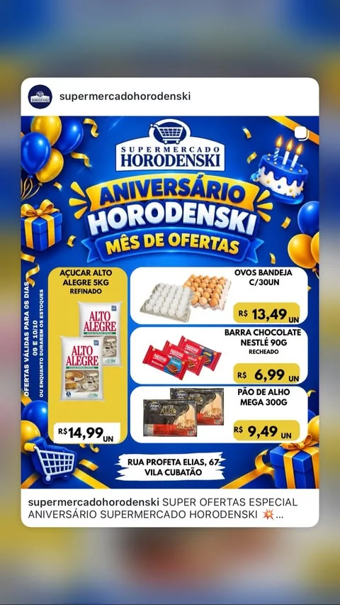 Encarte Supermercado Horodenski