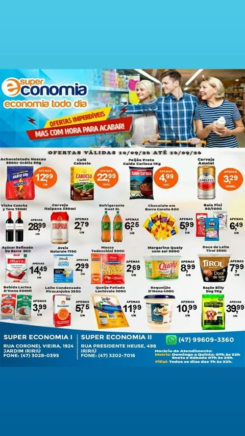 Encarte Supermercados Economia