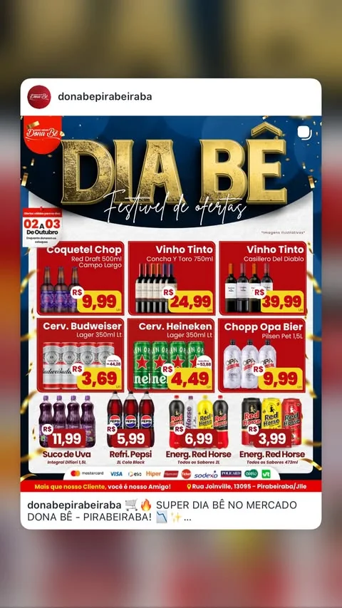 Encarte Supermercado Dona Bê