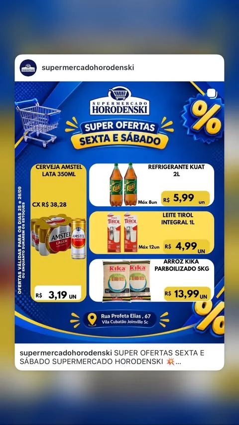 Encarte Supermercado Horodenski