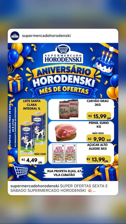 Encarte Supermercado Horodenski