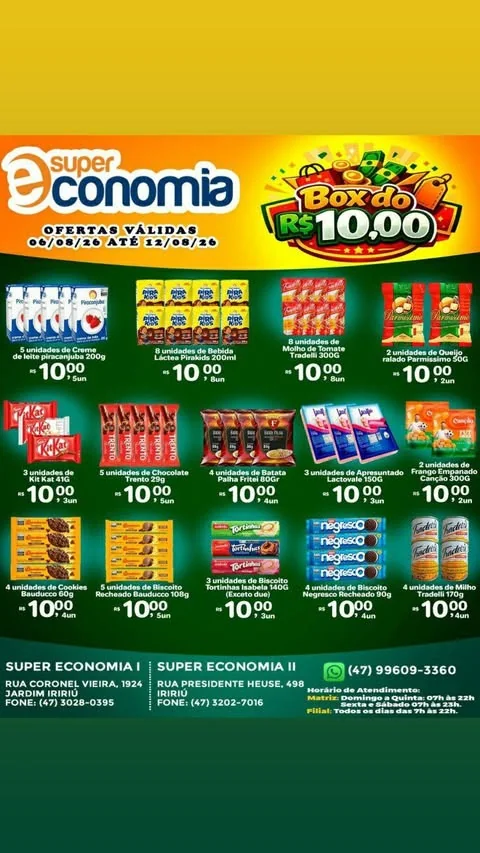 Encarte Supermercados Economia