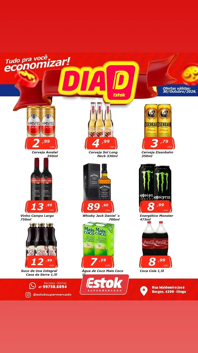 Encarte Estok Supermercado