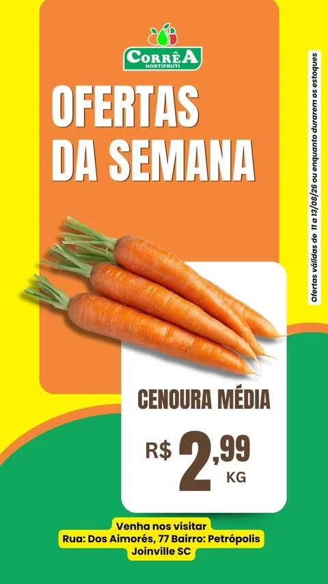 Encarte Hortifruti correa