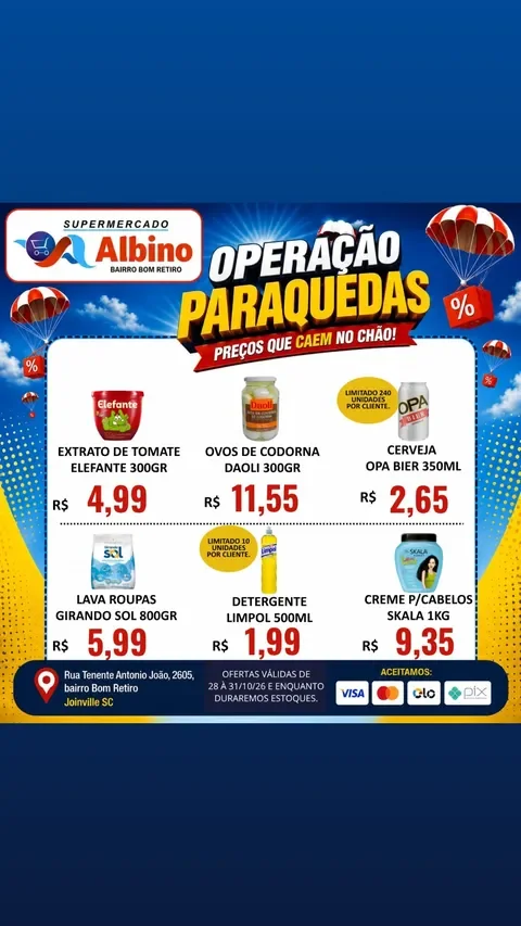 Encarte Supermercado Albino