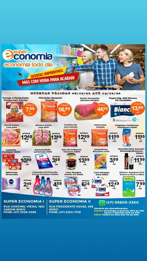 Encarte Supermercados Economia