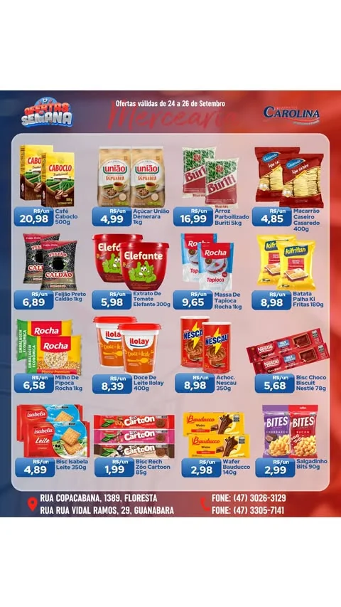 Encarte Supermercado Carolina